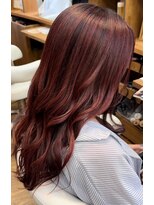 アイズヌーボー(I's NUBOU)&nbsp;ロングレイヤー/ハイライトカラー/レッド系
