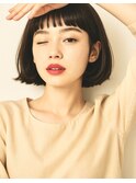 【アンルポン梅田】眉上艶感ミディアムボブ