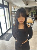 10代20代韓国風トレンドヘアハッシュレイヤーカット