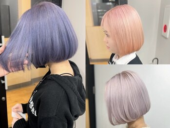ユウル 横浜(juhl.)の写真/人気のボブやウルフカットはダブルカラーとの相性が◎