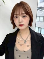 ユーフォリア 銀座(Euphoria) ☆ヌーディカラー/小顔ヘア/大人ボブ/前下がりレイヤーボブ