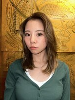 ボリューム(VOLUME) ハイライト/くびれレイヤー/ブリーチ/韓国風ヘア/原宿/20代