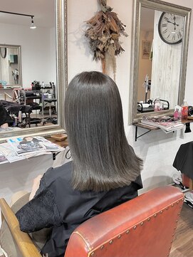 ヘアメイク アンフィ(amphi) 【人気No.1】透け感グレージュ..~*＊.