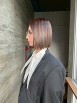 ソルトウォーター(SALT WATER)&nbsp;ベージュ/ハイトーン/ブリーチ/くびれヘア/恵比寿/代官山