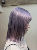 ボブ/ケアブリーチ/ラベンダー/池袋