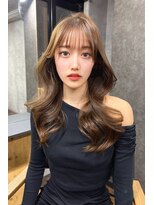 リベルテ 渋谷(Liberte)&nbsp;韓国ヘア/くびれヘア/前髪あり/顔まわりカット