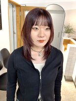 ミーナ バイ アーバン(Meena by urban.)&nbsp;【Meenaハザマ】顔周りレイヤーで小顔見え×ピンクベージュ