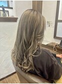 ハイライトバレイヤージュダブルカラーレイヤーカット20代30代