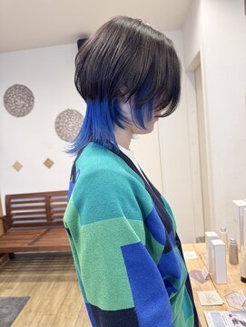ヘアーデザイン アコースティック(Hair Design ACOUSTIC) コバルトブルー/ウルフ