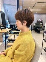ヘイリー(HAILEY)&nbsp;ショートカット×ひし形シルエット×前髪あり×小顔効果◎