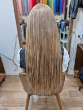 エクステンションシュシュ(Extension chou chou) 黒染め残留を馴染ませたスタイル☆