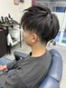 【メンズ】中学生/高校生　フルコース（カット＋顔剃り＋シャンプー）