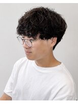 エイド 渋谷(aid) マッシュ×シャドウパーマ