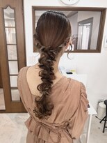 ヘアコレクション アンジュ(Hair collection Unge) ボリューム編みおろしアレンジ*