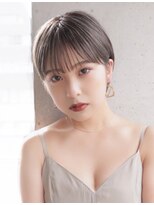 ミーク(meak) 面長カバー 前髪ありコンパクトショート