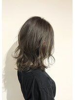 フープヘアー(HOOP.HAIR)&nbsp;【ＨＯＯＰ】大人ふんわりレイヤー×アイスグレー☆