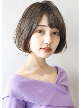 ラミ(L'ami) ☆ ショートボブ 斜めバング ☆