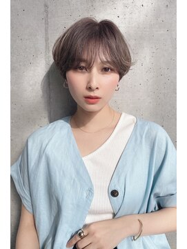 ジーナ 梅田(Zina) 【Zina 梅田】　ショート×ハイトーンウェーブ