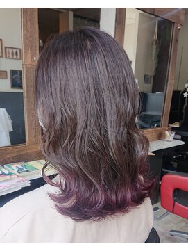 ミアロ 泉中央店(miaro) ハイライト×裾カラー