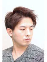ヘアーアンドグルーミング ヨシザワインク(HAIR&GROOMING YOSHIZAWA Inc.)&nbsp;【ヨシザワ人形町】アップバングナチュラルブラウンカラー