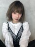 【イヤリングカラー】インナーカラー＋カット＋Aujua Tr￥15900