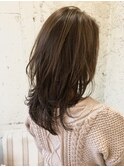 ［新宿］ウルフレイヤー/ミディアムレイヤー/ベージュ系