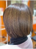 丸み大人ショートボブ