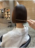 縮毛矯正　ミニボブ