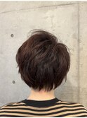 トップパーマでボリュームUP /刈り上げスッキリ大人ショート