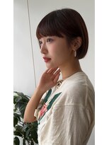 サンド 鹿児島中央(sand)&nbsp;黒髪/グレーベージュ/レイヤーロング/前髪パーマ[鹿児島駅]