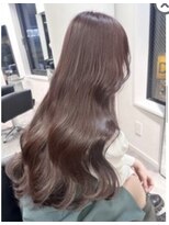 ミラ(MIRA)&nbsp;ミルクピンクブラウン/艶カラー/モテヘア/梅田美容室_o02