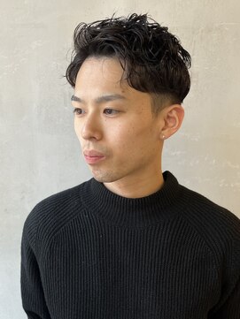 フランクスバーバーリザーブ 人形町店(FRANK’S BARBER RESERVE) アップバングリバースパーマ　ｙ