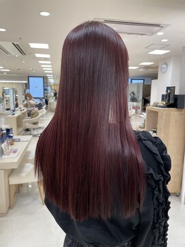 ケンジ 平塚ラスカ店(KENJE) チェリーレッド/ロング/春カラー/平塚