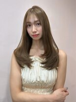 ボタン シブヤ(VOTAN SHIBUYA)&nbsp;韓国ヘア/顔まわりレイヤーカット/前髪あり/顔まわりカット