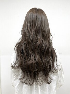 エン(en) ロングレイヤーダークグレージュダークブラウン