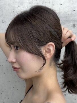 ビューブルー 亀戸錦糸町(VIEW BLUE) 美髪カールピンクブラウン韓国レイヤーロング似合わせ顔周り前髪