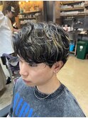 ダークアッシュ/韓国マッシュ/ニュアンスパーマ[錦糸町駅/men's]