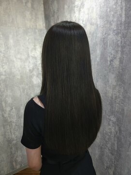 ジーナ 船橋(Zina) 髪質改善*ロングレイヤーグレーベージュ*美髪【Zina船橋】