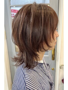ヘアーシュシュカム(hair chouchou come) ☆ウルフカット☆ hair chouchou come 奥山