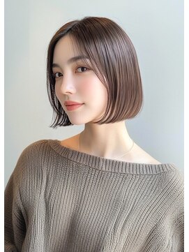 ライズ ネックス ザ サロン 渋谷(LIZE nex the salon) 小顔ボブ#渋谷駅#韓国#髪質改善#トリートメント
