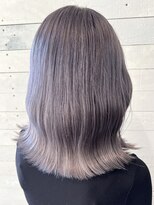 ルノン フィージュ(LUNON fieju)&nbsp;ホワイトシルバー/ダブルカラー/ハイトーンカラー