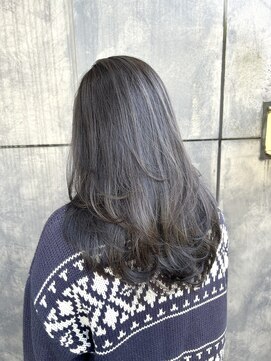 イヴ 原宿(I've) レイヤーカット × ダークグレージュ