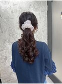 【コテ巻き風カール】形状記憶コテ巻き風デジタルパーマ