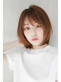 【GEEKS渋谷】レイヤーボブ/春夏カラー/20代30代/前髪あり/小顔