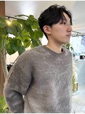 『center part』ニュアンスパーマ/クセ毛風パーマ/メンズパーマ
