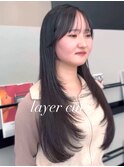ロングハイレイヤー*レイヤーカット*ロングヘア*前髪カット