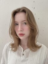 ビーチ(BEACH) レイヤーカットくびれクリームベージュカラー