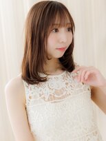 カバーヘア ブリス 戸田公園西口店(COVER HAIR bliss)&nbsp;ヘーゼルグレージュ顔周りレイヤースタイルZ戸田公園20代30代