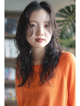 美容室 キムラ ミディアムパーマ