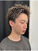スパイキーショート/アップバング/フェード/mem's/眉毛